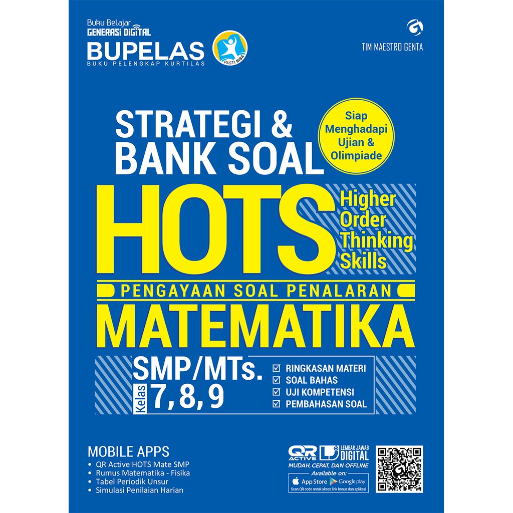 Buku Pelajaran Smp Strategi Bank Soal Hots Matematika Smp 7 8 9 Shopee Indonesia