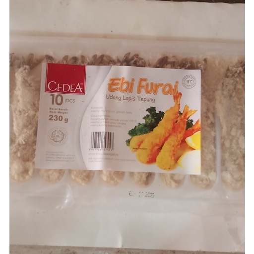 

FROZENFOOD CEDEA EBI FURAI 230gr SUKI