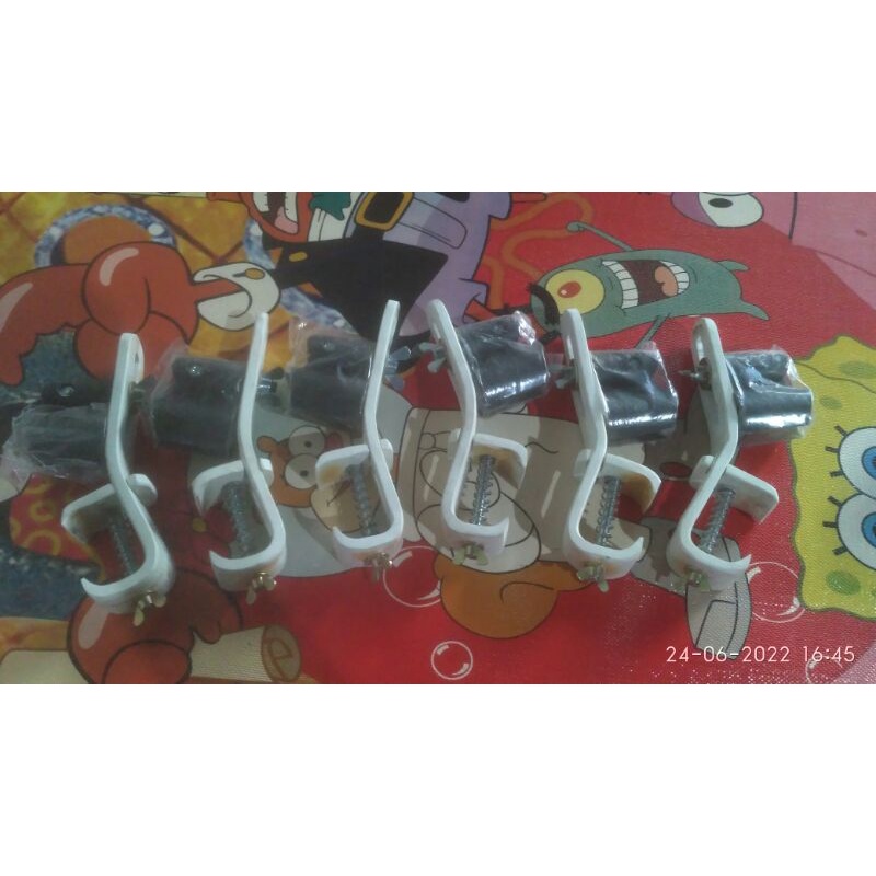 stend jepit mic drum dan kendang jaipong (10 pcs 300.000)