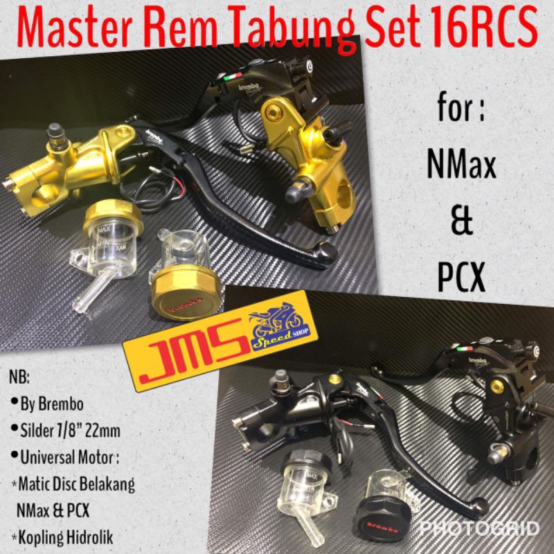 master rem tabung rca corsa costa brem bo yamaha nmax new nmax old pcx forza x-max kopling hidrolik