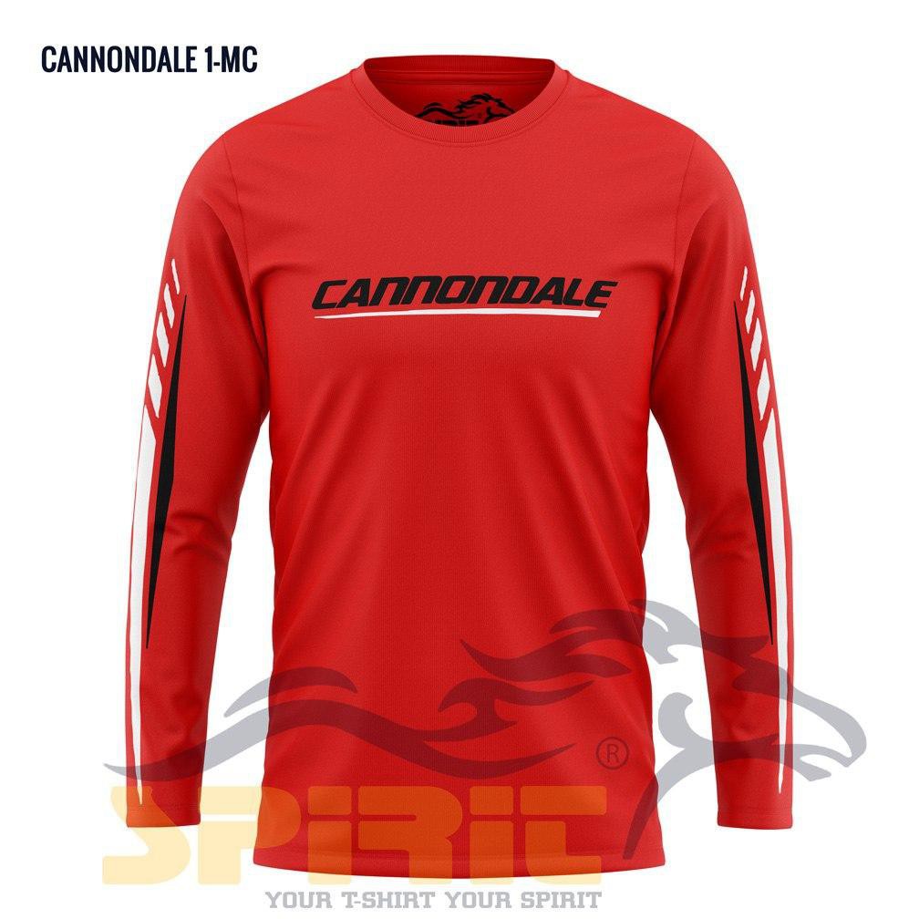 BAJU KAOS BERSEPEDA GUNUNG PRIA CANNONDALE PRIA ATASAN LENGAN PANJANG BIG SIZE JUMBO