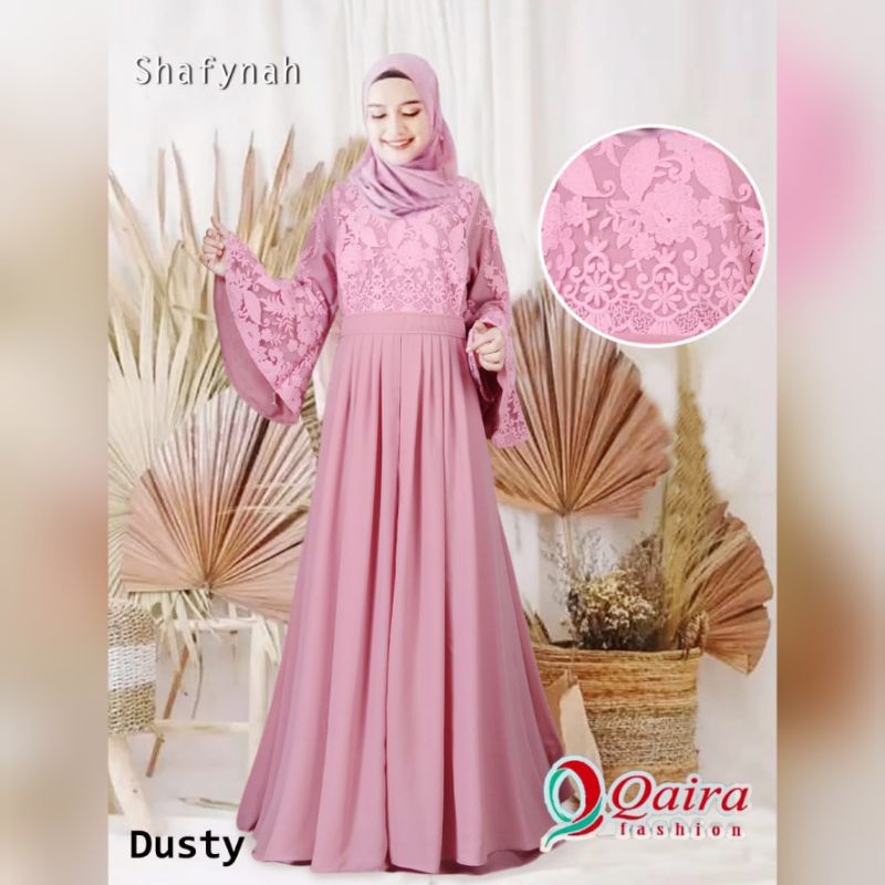 Ekslusif Baju Pesta Wanita Muslim Kondangan Brukat Mewah Elegan Gaun Muslimah Terbaru 2021 2022 Maxy
