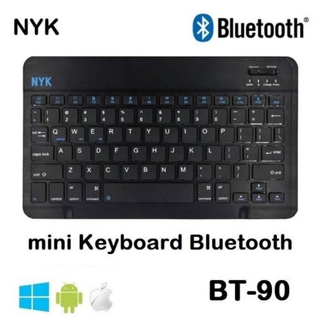 ITSTORE Keyboard Gaming Murah NYK K-01 / K-02 TKL RGB LED Backlight Compatible For PC and Laptop Bluetooth BT-90