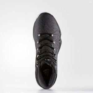 Adidas Men Basketball Crazy Hustle Shoes Black Original Berkualitas