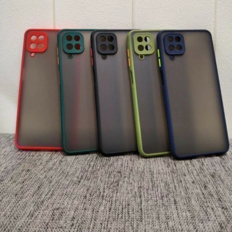 case/slikon/kondom type hp samsung A12/M12 my choice dove pelindung camera
