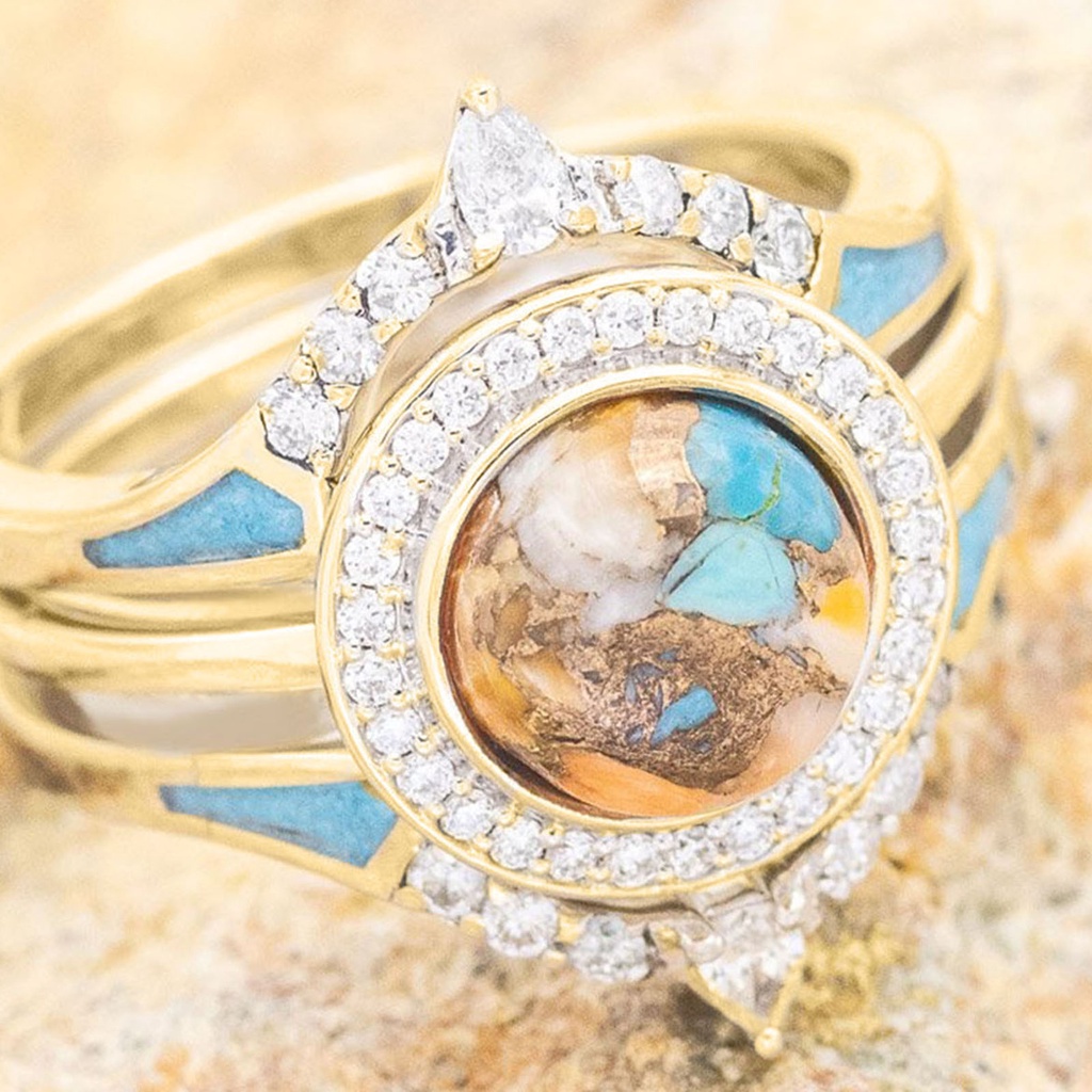 Hu Hu Hu Hu Hu Alat Bantu Pasang Kacamata♡ 3pcs / Set Cincin Berlian Imitasi Gaya Vintage Bohemia Untuk Wanita