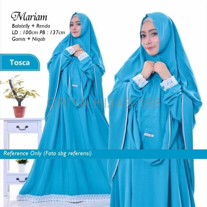 Busana setelan baju gamis syari Muslim Wanita Dewasa Terbaru GH034