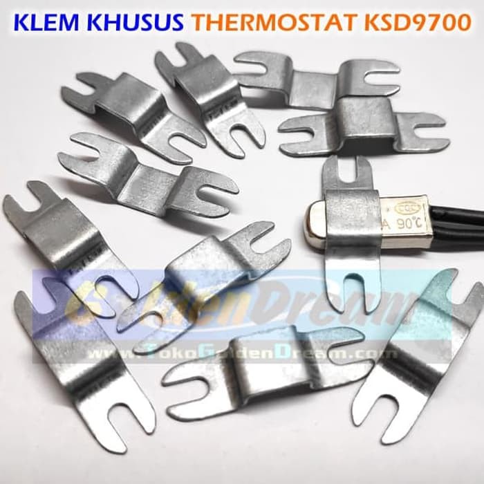 KLEM KHUSUS utk Thermostat KSD9700 Bimetal Sensor KSD 9700 Termostat