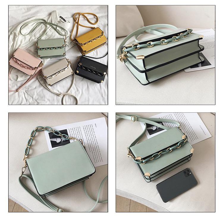 BJ31258 - BLACK/GREEN/PINK/WHITE/YELLOW - TAS IMPORT TAS WANITA FASHION IMPORT MODIS ELEGAN TERMURAH TERLARIS TERBARU BAGSTORE JAKARTA TAS BATAM LT1258 JT3742 ELJ5623 CR7690