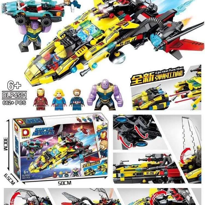 ITN - LEGO Brick DLP4501 Avengers ang Game super heroes