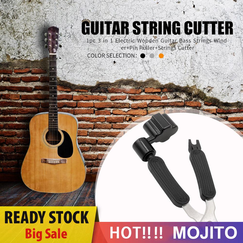 3 In 1 Alat Pemutar / Pemotong Senar Gitar Elektrik Multifungsi