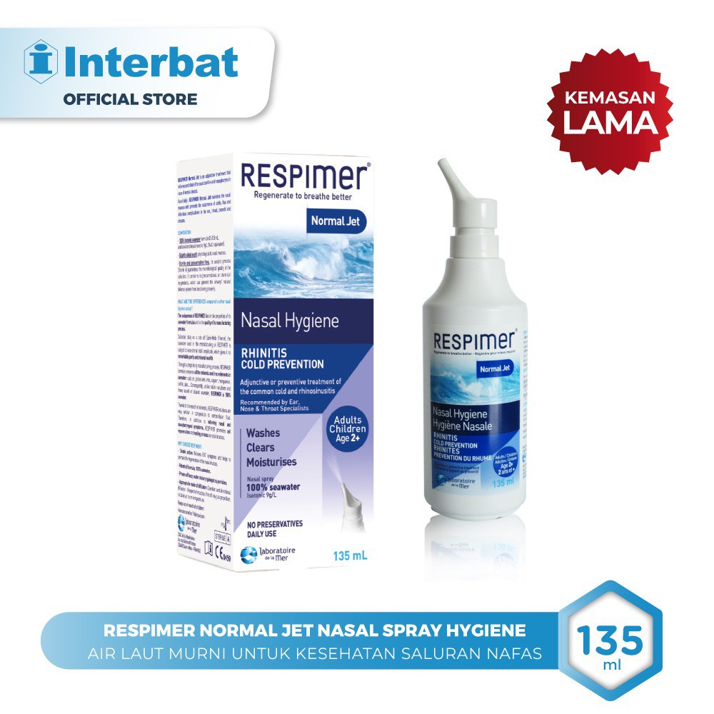 Physiomer Normal Jet Nasal Spray Hygiene Semprot Hidung - 135ml