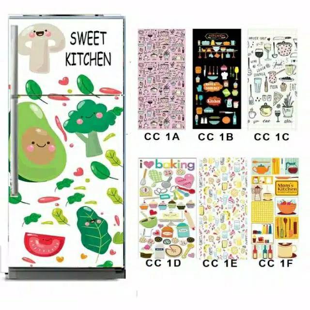 Sticker kulkas 2 pintu termurah