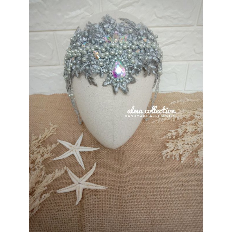 (COD) Headpiece/Hiasan kepala/Hiasan hijab cleo patra