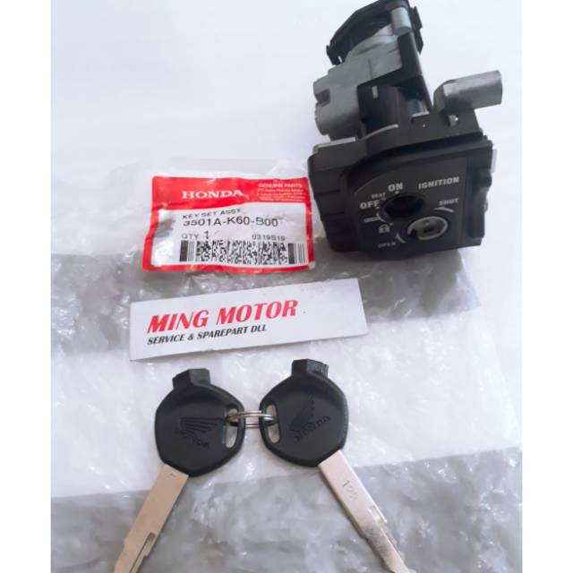 Kunci kontak Vario 125 150 Led K60 asli Ahm