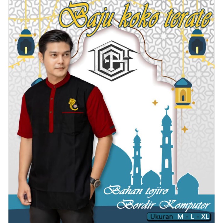 BAJU KOKO BORDIR BAJU KOKO PSHT BAHAN TOJIRO