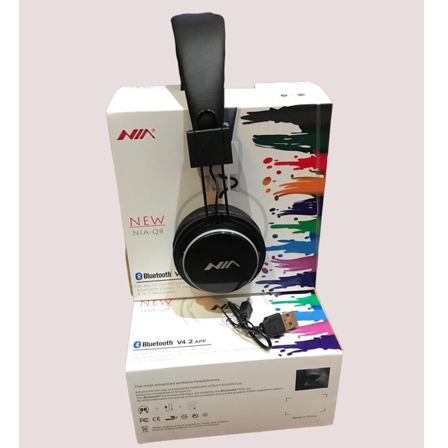 HEADPHONE/HEADSET WIRELESS NEW NIA-Q8