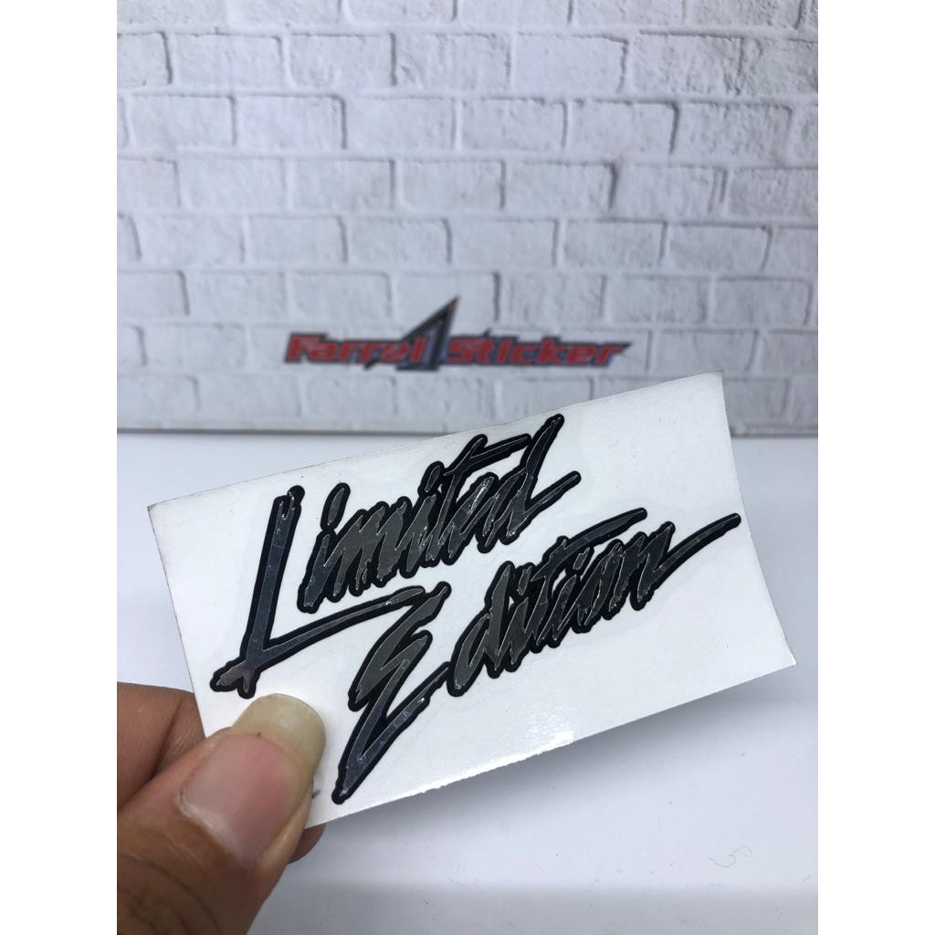 stiker STICKER LIMITED EDITION