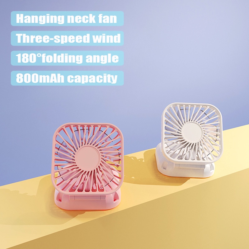 Kipas Angin Lipat Mini Portable Multifungsi 3 Kecepatan Dengan Port Charger USB Mini Fan