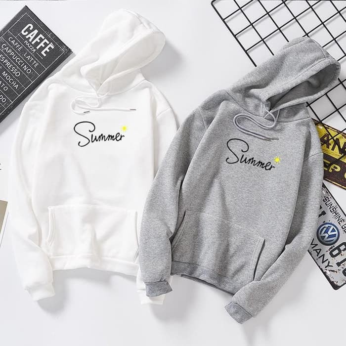 SW053 - Sweater Hoodie Wanita Summer SIZE FIT XL-1