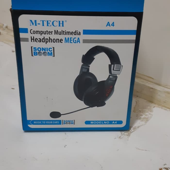 Headset Gaming M-Tech A4 Jack 3.5mm Mtech A4 Headphone Audio