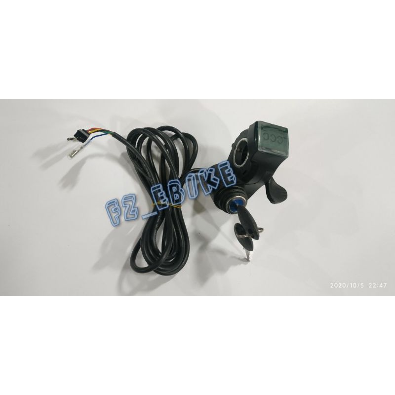 throttle thumb key panel ebike scooter