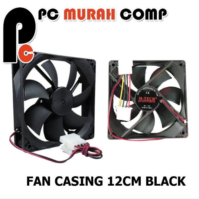 Fan Casing 12cm Black