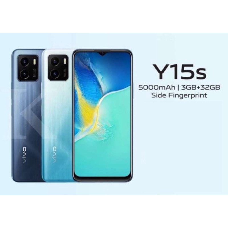 Vivo Y15S Ram 4/64 & 3/32 GB New Garansi resmi