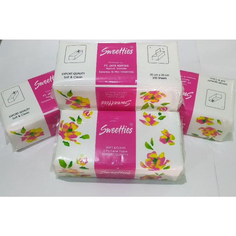 Tisu Sweetties Tisu Facial 200 sheets 2 ply