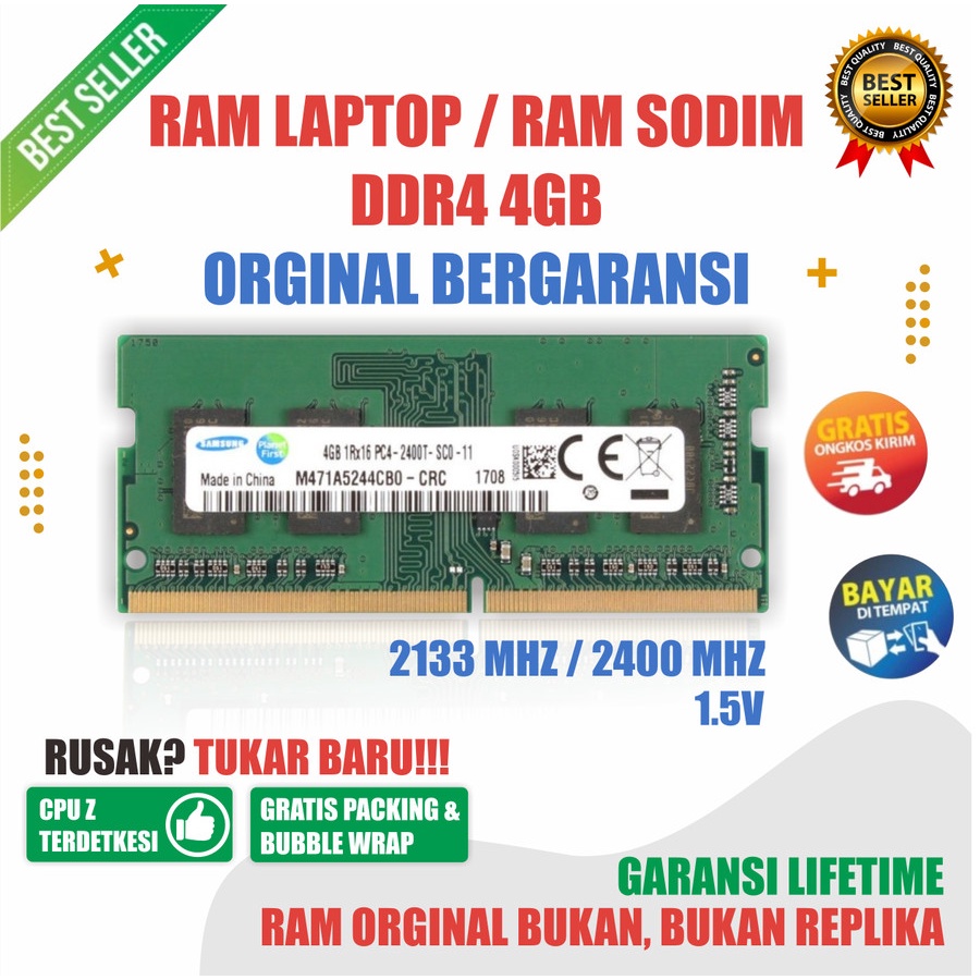 RAM LAPTOP DDR4 4GB - DDR4 4GB