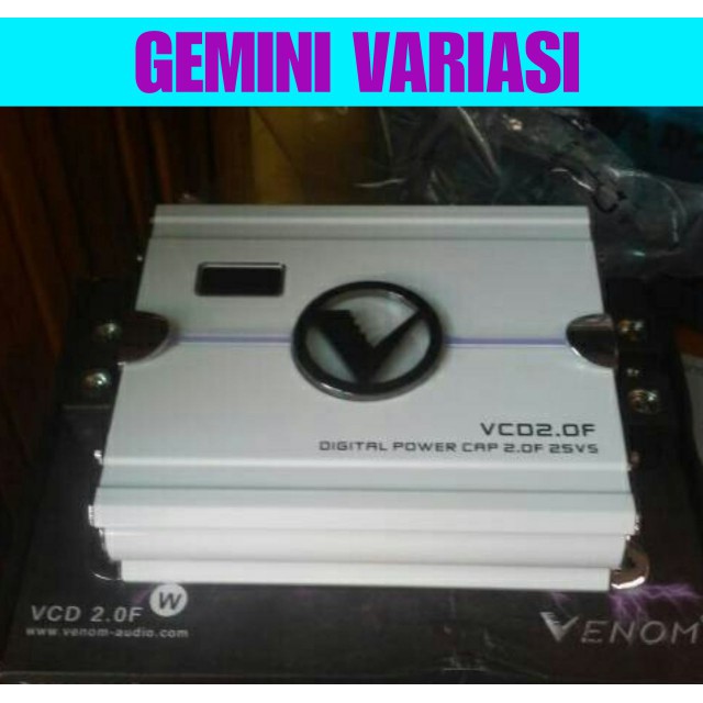 KAPASITOR BANK/KAPASITOR VENOM KOTAK DIABLO TW B-62 2 FARAD