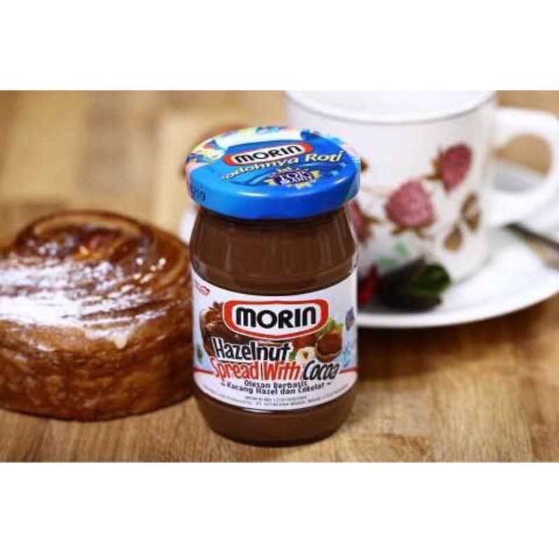 Morin Hazelnut Spread with Cocoa 150gr Selai Kacang Topping Roti Isi