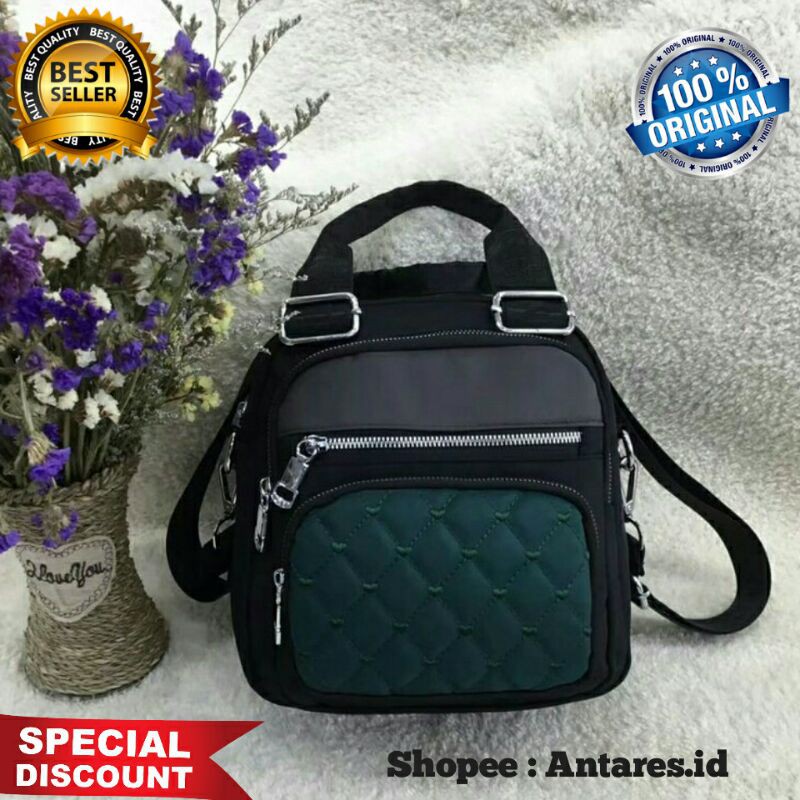 Original Tas Wanita Import Ransel Jinjing &amp; Selempang CHIBAO High QUALITY SUPER