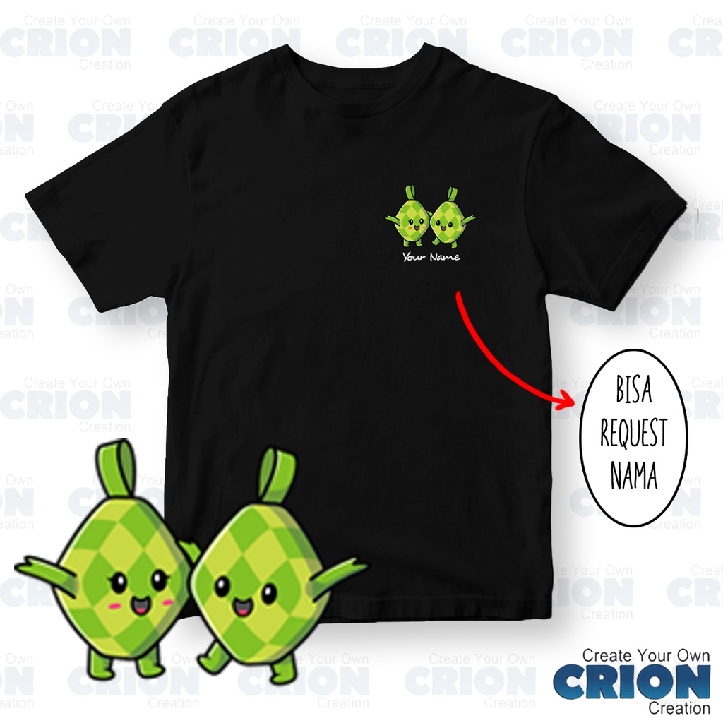 Kaos Edisi lebaran / Ramadhan - bisa custom nama - By Crion