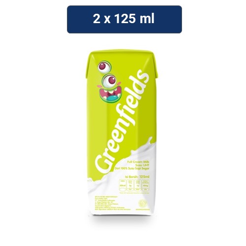 

Greenfields Susu UHT Full Cream 2 x 125 mL