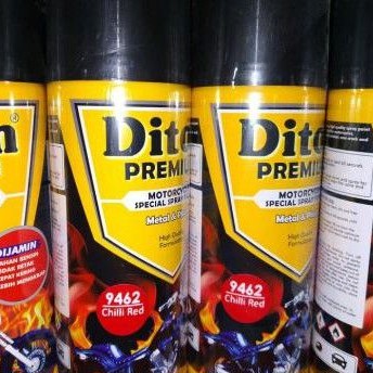 Cat Pilok Diton Premium 9462 CHILLI RED  | merah cabe 400ml . TAHAN BENSIN