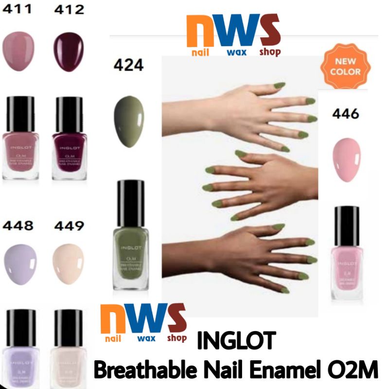 Inglot Breathable Nail Polish O2M Halal