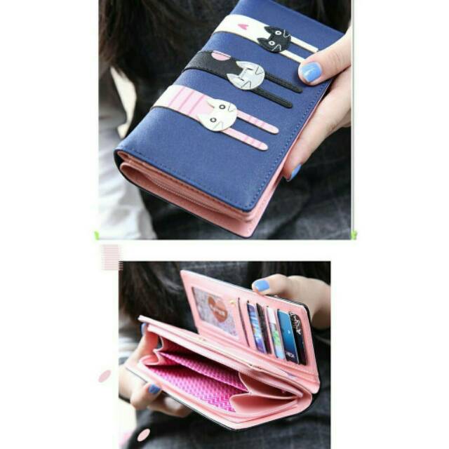 Dompet murah fashion cat seri 3baris pjg