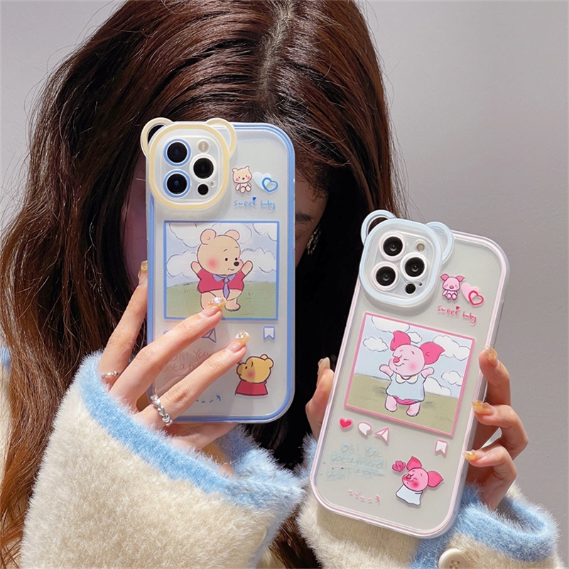 Soft Case Pelindung Lensa Bahan TPU Untuk iPhone 13 12 11 Pro Max X Xr Xs Max SE 2020 8 7 6 6s Plus