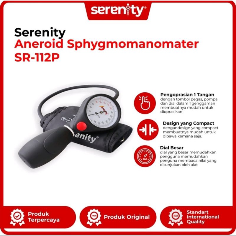 Tensi meter Aneroid Serenity SR-112P