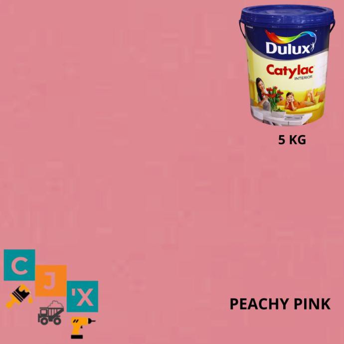Peachy Pink Catylac Tinting - Cat Tembok Dulux Catylac Interior 5 Kg Natalia_789