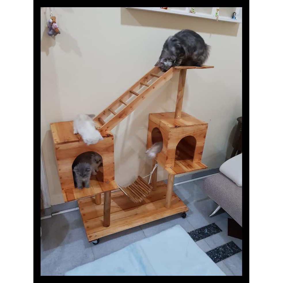 Mainan Kucing/ Cat Scrather/ Cat Condo Cat Tree Rumah Kucing Promo Murah