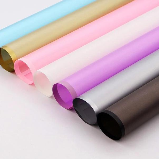 

➦ Kertas bunga (20lembar) /Semi transparent line cellophane/wrapping paper/kertas bunga grosir ✿