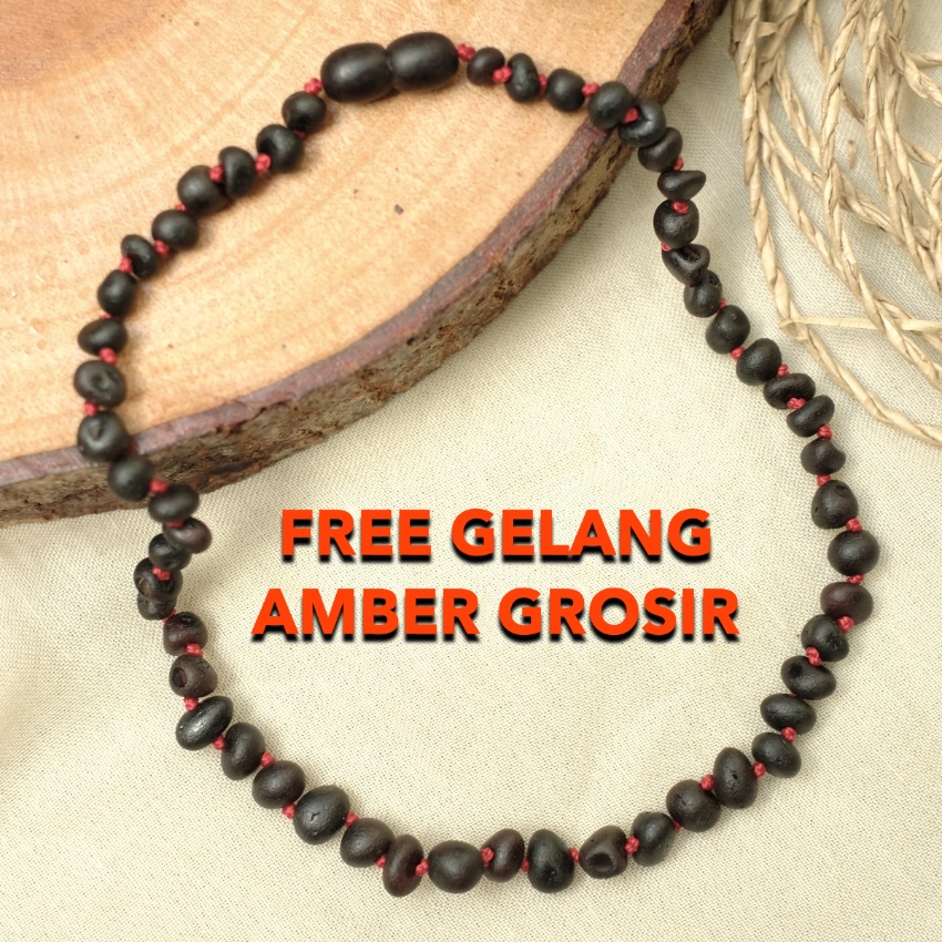AMBER GROSIR - PROMO FREE GELANG AMBER - Kalung Amber Baltic