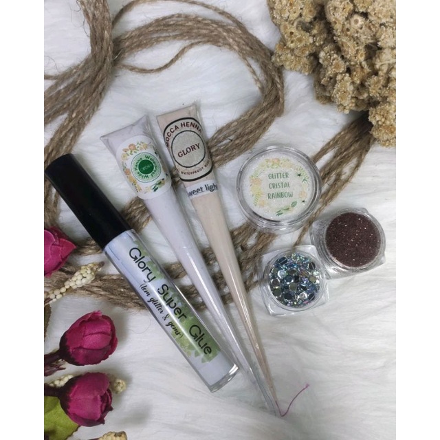 PAKET HENNA AMARILYS, HENNA PUTIH, HENNA WEDDING, HENNA NUDE