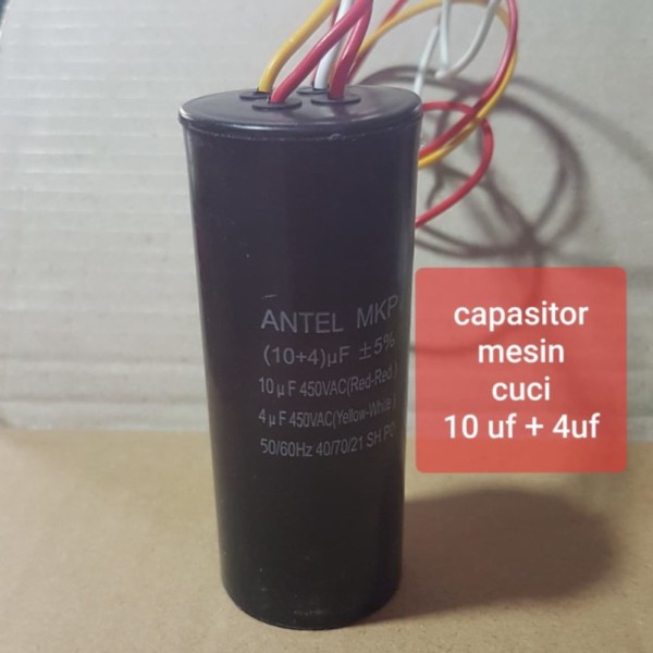 104 kapasitor capasitor 10uf4uf 10uf 4uf 450v mesin cuci wash spin SuperMurah