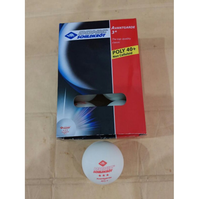 Bola pingpong donic schildkrot bintang 3 40+ original