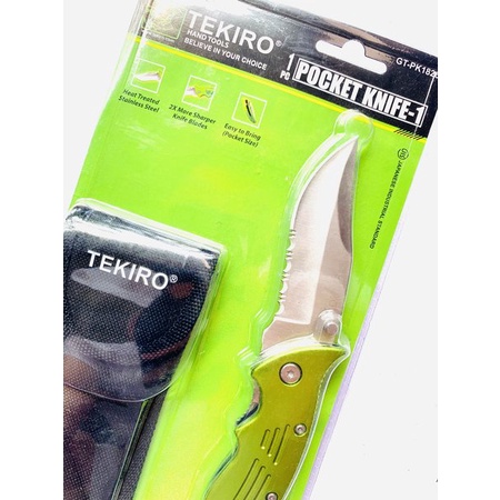 Tekiro POCKET KNIFE -1 TEKIRO PISAU LIPAT STAINLESS 1 GT-PK1826