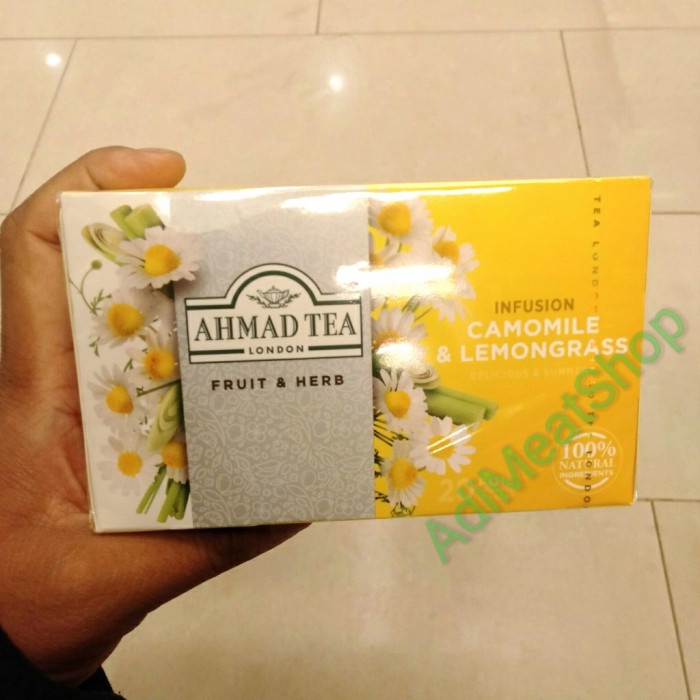 

ORIGINAL MURAH Ahmad tea infusion chamomile lemongrass herbal 20's
