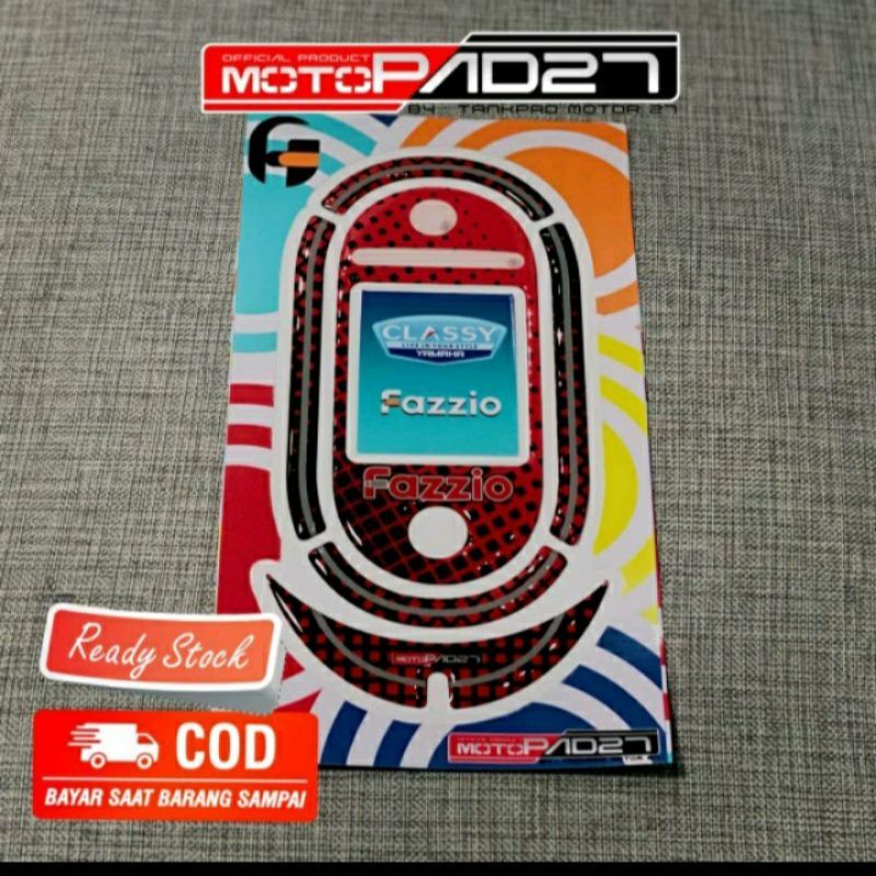 Motopad27 Stiker Fazzio sticker Anti gores  Spido meter Spedometer  Resin timbul Yamaha FAZZIO 2022